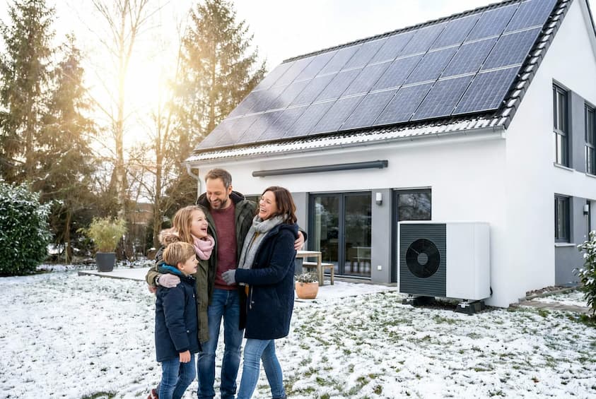 Photovoltaik Familie